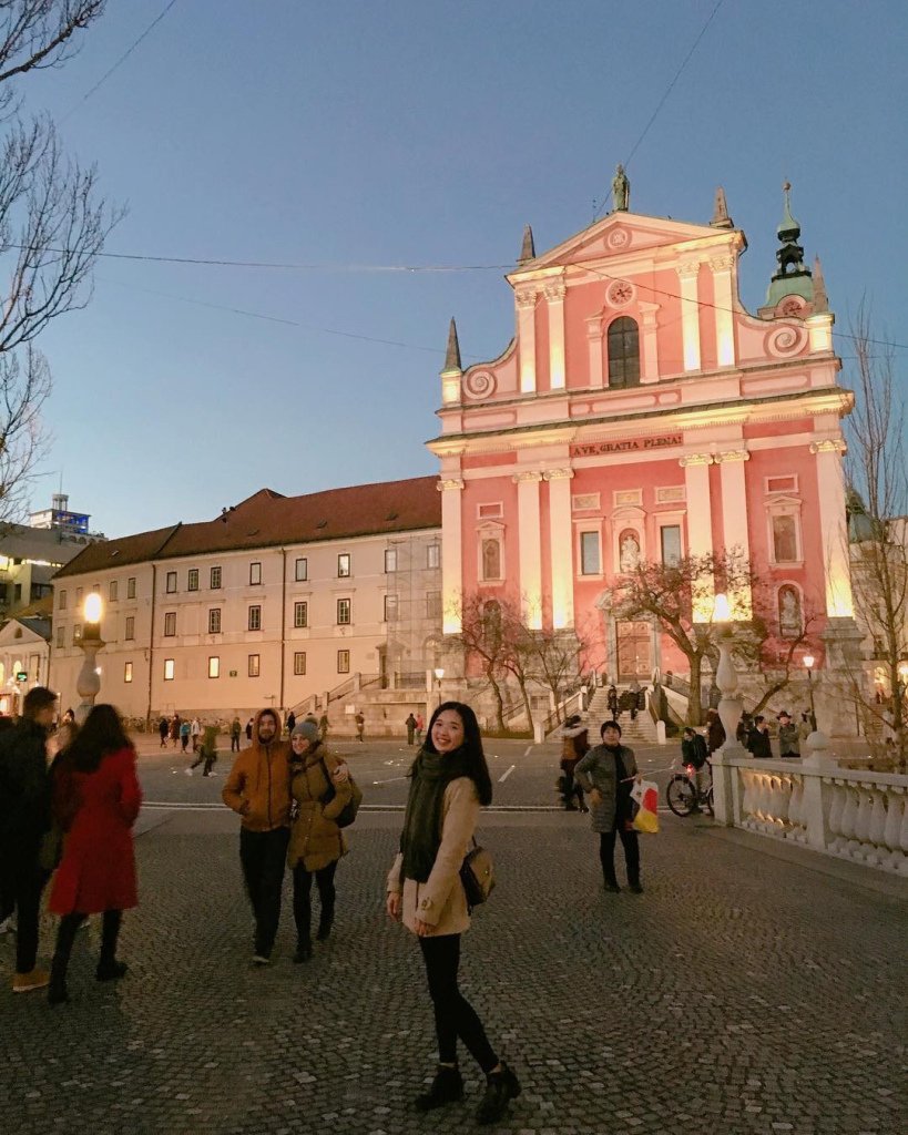 Ljubljana, Franciscan Church of the Annuciation, Prešernov trg, 普雷雪倫廣場
